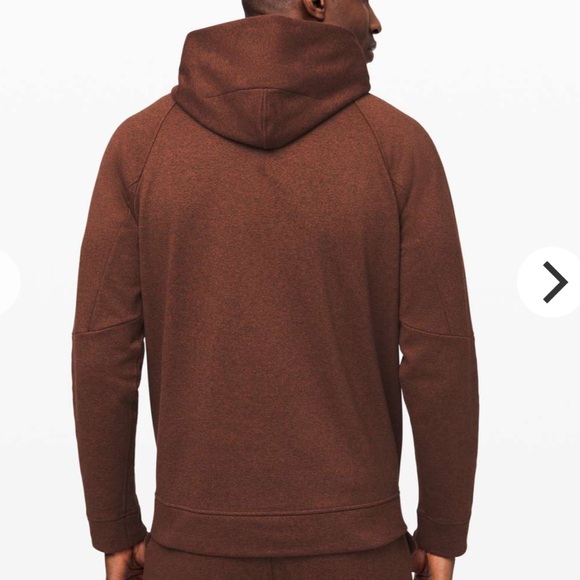 $118 Lululemon City Sweat Pullover Hoodie *Thermo Heathered Dark Terracotta - Picture 6 of 13